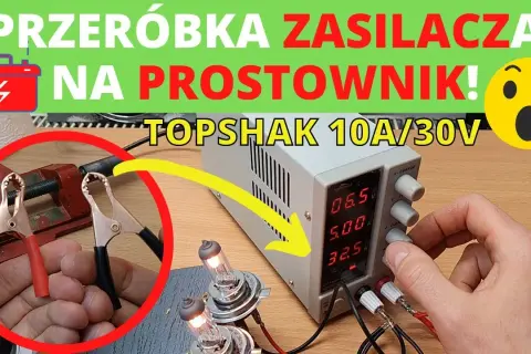 Zasilacz ATX na prostownik? Zrób to sam! Poradnik krok po kroku