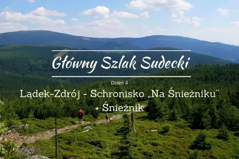 Góry Snieżnik w Sudetach, szlak turystyczny. Dzień 4 wędrówki.