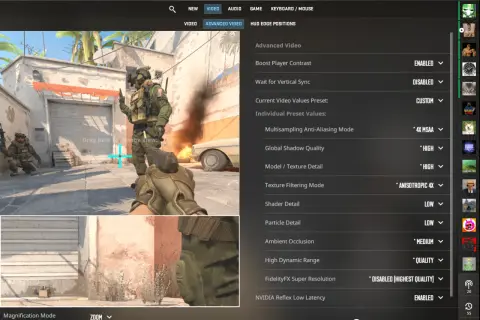 Ustawienia graficzne CS:GO, aby jak mieć więcej FPS w CS:GO. Zmniejsz detale, wyłącz synchronizację pionową i popraw jakość gry.
