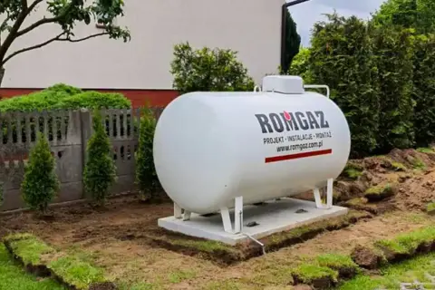 Nowy zbiornik na gaz płynny ROMGAZ, zapewniający ekologiczne ogrzewanie gazowe z butli.