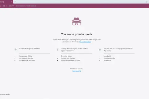 Try private compute services co to? Opera w trybie prywatnym ukrywa Twoją aktywność przed innymi użytkownikami urządzenia.