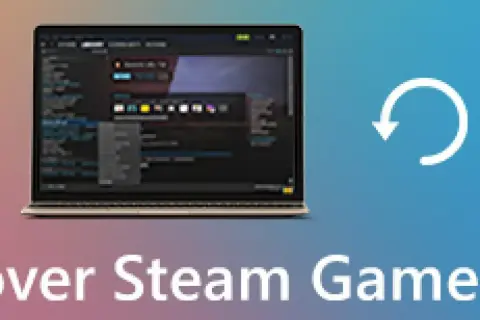 Jak zmienić walutę na Steam? Laptop z interfejsem Steam i ikoną odświeżania.