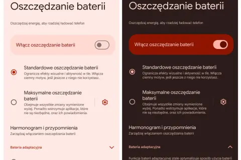 Dwa ekrany ustawień telefonu pokazują opcje oszczędzania baterii. Czy tryb oszczędzania baterii niszczy baterię iPhone? Nie, ten tryb pomaga wydłużyć czas pracy.