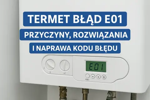 Termet błąd E01: przyczyny, rozwiązania i naprawa kodu błędu. Cyfrowy wyświetlacz pokazuje E01.