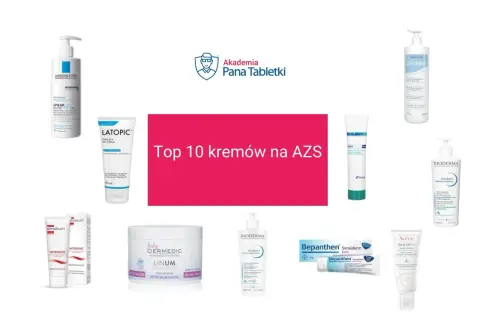 Kremy i emulsje na atopowe zapalenie skóry (AZS) z rankingu "Top 10 kremów na AZS".