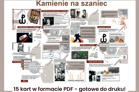 Kamienie na szaniec" to powieść o młodych bohaterach walczących o wolność. Inspiruje do odwagi i przyjaźni.