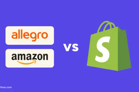 Allegro i Amazon kontra Shopify. Porównanie popularnych platform sprzedażowych.