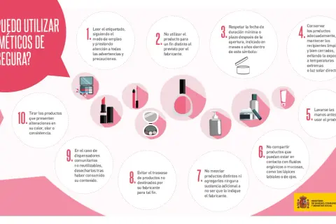 Consejos para usar cosméticos de forma segura: leer etiquetas, respetar fechas, no compartir, y desechar si hay alteraciones. ¡Así evitas riesgos!