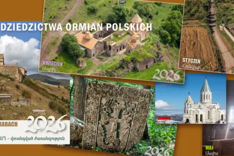 Kalendarz Fundacji Kultury i Dziedzictwa Ormian Polskich. Wiele zdjęć ormiańskich klasztorów i zabytków. Czy któreś polskie gwiazdy mają korzenie ormiańskie lub tatarskie?