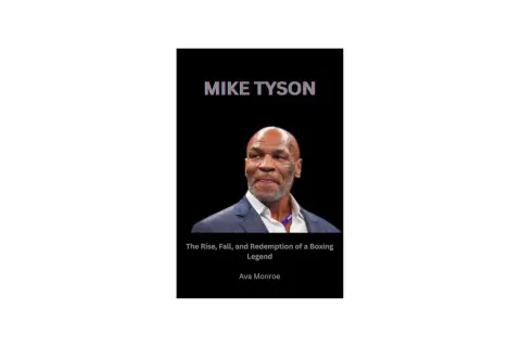 Book cover featuring Mike Tyson in his 20s, titled "Mike Tyson: The Rise, Fall, and Redemption of a Boxing Legend.