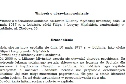 Jak napisać wniosek o ubezwłasnowolnienie – uniknij najczęstszych błędów