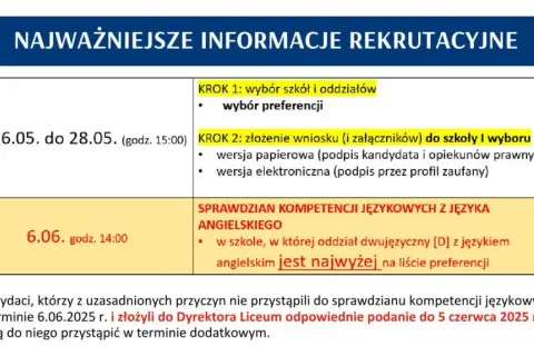Na jakiej stronie jest rekrutacja do liceum? Znajdź odpowiednie informacje