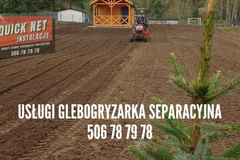 Usługi glebogryzarką separacyjną. Dowiedz się, ile kosztuje godzina pracy glebogryzarki, dzwoniąc pod numer 506 78 79 78.