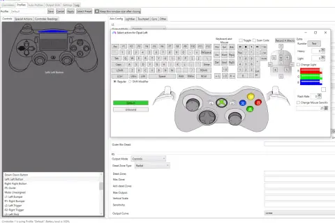 DS4Windows-Software zeigt, wie man einen PS5-Controller mit dem PC verbindet.