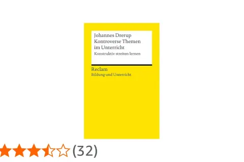 Buchcover von Johannes Drerup: "Kontroverse Themen im Unterricht – Konstruktiv streiten lernen".