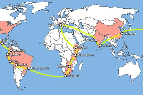 Bananowa mapa świata: Gdzie rosną i jak je odkryć w podróży?