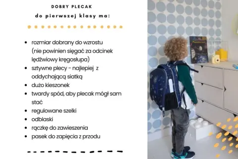 Jak wybrać plecak do 1 klasy? Poradnik dla zdrowia dziecka!