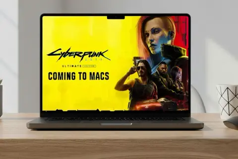 Cyberpunk 2077 Ultimate Edition na MacBooku! Nowe gry na Maca to świetna wiadomość dla graczy.