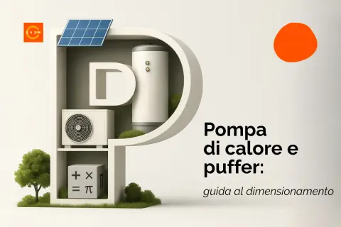 La pompa di calore e il puffer, elementi chiave per un sistema efficiente.