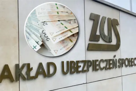 ZUS. Pieniądze i napis "Zakład Ubezpieczeń Społecznych". Zastanawiasz się, ile przed końcem renty złożyć wniosek?
