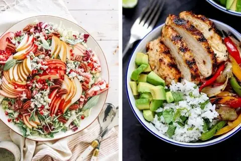 Sałatka z kurczakiem: 250 czy 900 kcal? Zrób ją zdrowo!