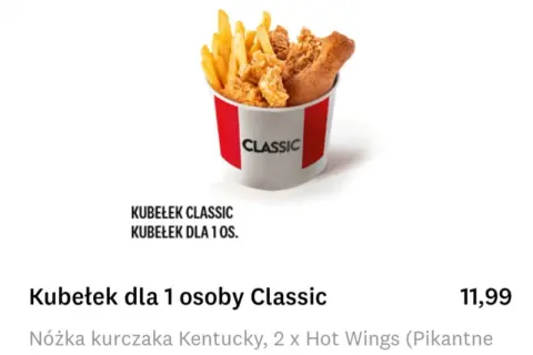 Ile kosztuje kubełek frytek w KFC? Ceny, promocje i warianty