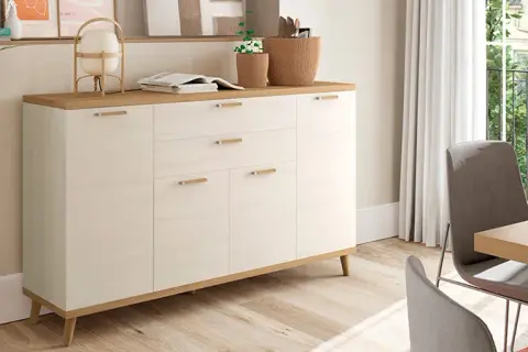 Mueble auxiliar salón: elige estilo y función para transformar tu hogar