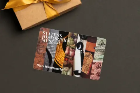 Ett presentkort för Statens historiska museer, perfekt för en stockholm museum pass-upplevelse.