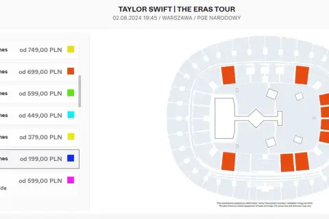 Ile kosztuje bilet na koncert Taylor Swift? Ceny, które zaskoczą