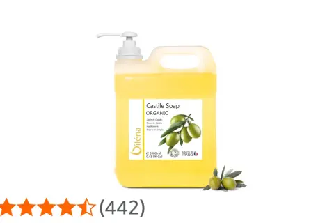 Grande flacone di sapone di Castiglia biologico, ideale per la pulizia del corpo e della casa. Sapone di castiglia a cosa serve? A tutto!