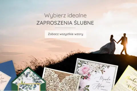 Piękne piktogramy weselne na zaproszeniach ślubnych. Wybierz idealne wzory dla swojej uroczystości.