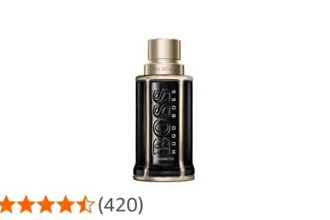 Elegancka butelka perfum Hugo Boss The Scent Magnetic, przyciągająca jak magnes.