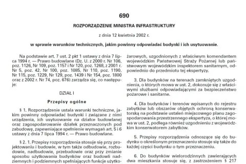 Jakim powinny odpowiadać budynki i ich usytuowanie zgodnie z przepisami?
