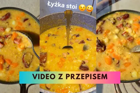 Gęsta, sycąca grochówka z kiełbasą i warzywami. Idealna na chłodne dni, a przepis czeka!