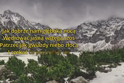Podkład muzyczny do Jak dobrze nam zdobywać góry - gdzie kupić?