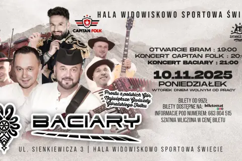Ile trwa koncert Baciary? Planuj swój wieczór idealnie!