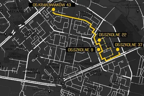 Jak łatwo dojechać do Osiedla Szkolnego w Krakowie - Sprawdź trasy
