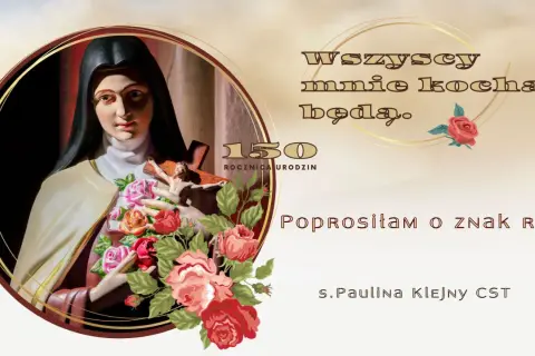 Św. Paulina prosiła o znak róży, wierząc, że imię róża jest święte. Obraz upamiętnia 150. rocznicę urodzin.