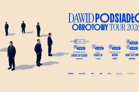 Dawid Podsiadło OBROTOWY TOUR 2026: Ile kosztuje bilet?