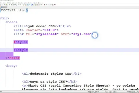 Jak dodać CSS do HTML? 3 metody i wybór najlepszej