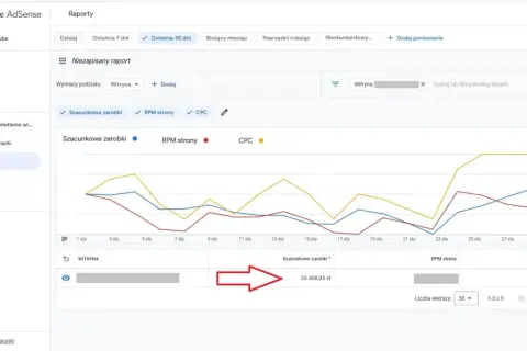 Raport Google AdSense pokazuje, jak zarobić na reklamach w internecie. Szacunkowe zarobki wyniosły 33 458,95 zł.