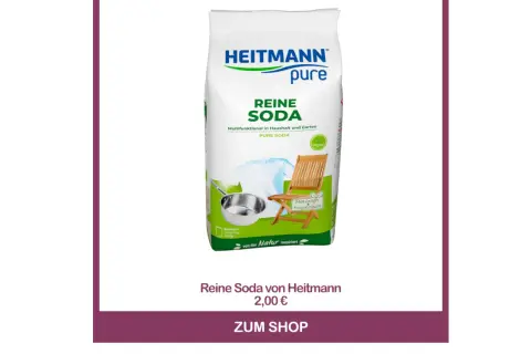 Heitmann Reine Soda: vielseitig einsetzbar, z.B. zum abfluss reinigen mit natron. Für Haushalt & Garten.