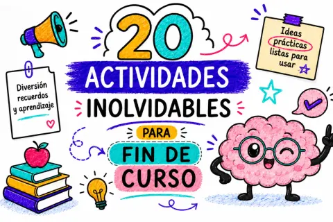 20 actividades inolvidables para fin de curso. Ideas prácticas y divertidas para recordar y aprender.