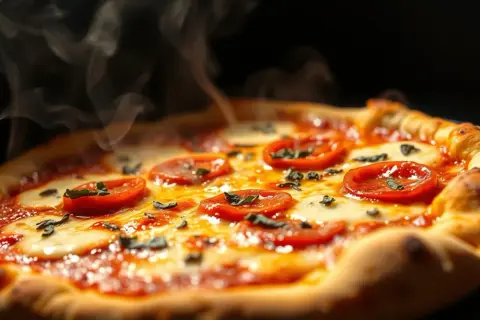 Idealna temperatura i czas pieczenia mrożonej pizzy, aby się nie przypaliła