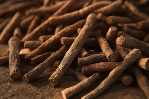 Kłącza ashwagandhy, idealne do przygotowania naparu. Poznaj zalecane ashwagandha dawkowanie dla najlepszych efektów.