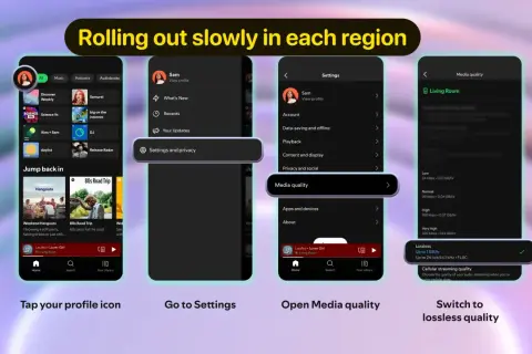 Spotify jakość dźwięku: od niskiej do bezstratnej. Wybierz najlepszą jakość dla siebie w ustawieniach.