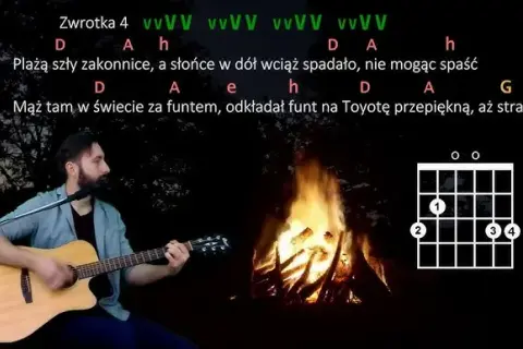 Czerwony jak cegła akordy – zagraj tę emocjonalną piosenkę łatwo