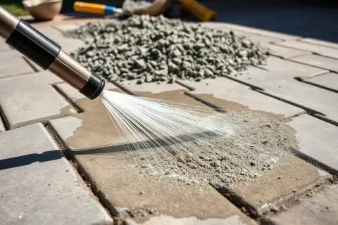 Jak skutecznie usunąć cement z kostki brukowej – sprawdzone metody i środki