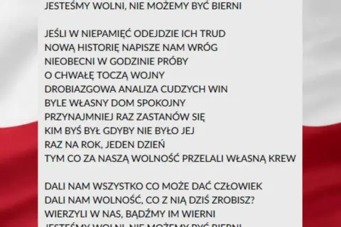 Piosenka co to jest niepodległość tekst - zrozumienie wolności narodu