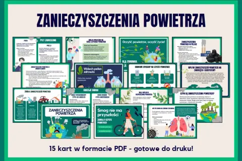Zanieczyszczenia powietrza: pyły, smog, ich źródła, wpływ na zdrowie, zwierzęta i ekosystemy. Jak dbać o czyste powietrze.